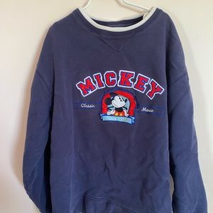 Mikey mouse embroidered sweatshirt